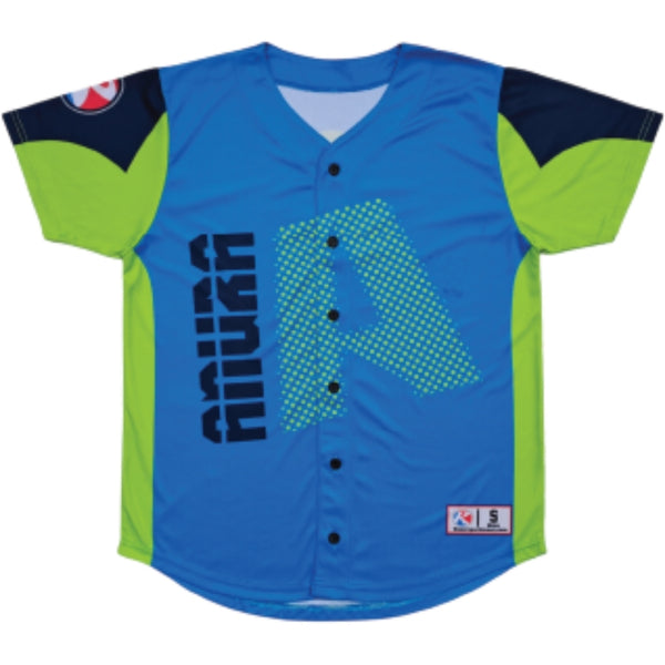 BASEBALL FULL BUTTON JERSEY-1306