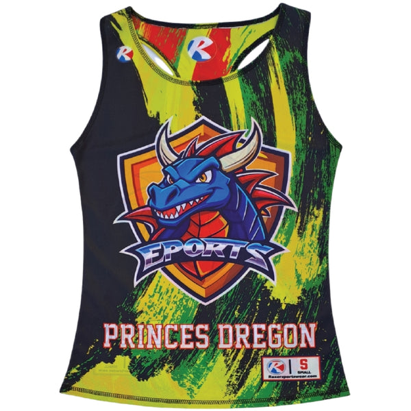 WOMEN REVERSIBLE SINGLE PLY RACER BACK-004
