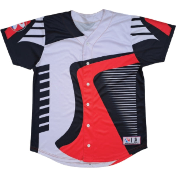 BASEBALL FULL BUTTON JERSEY-1308