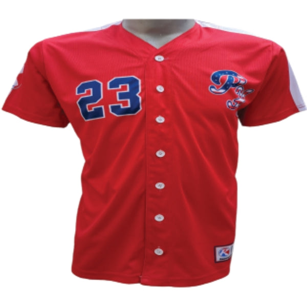 BASEBALL FULL BUTTON JERSEY-1309