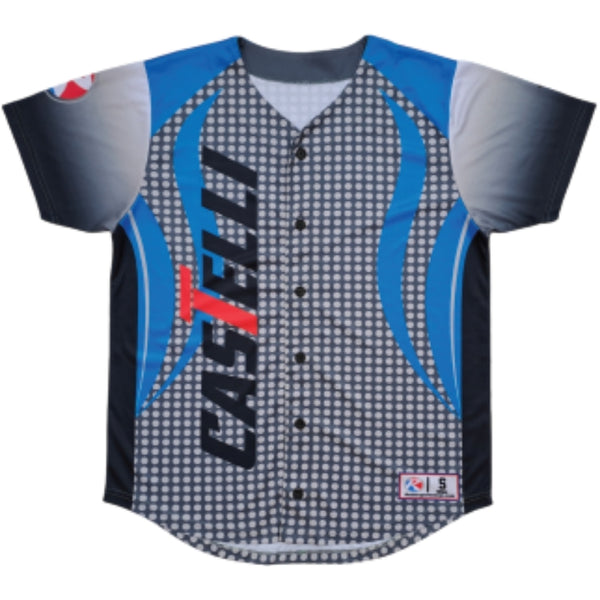 BASEBALL FULL BUTTON JERSEY-1344