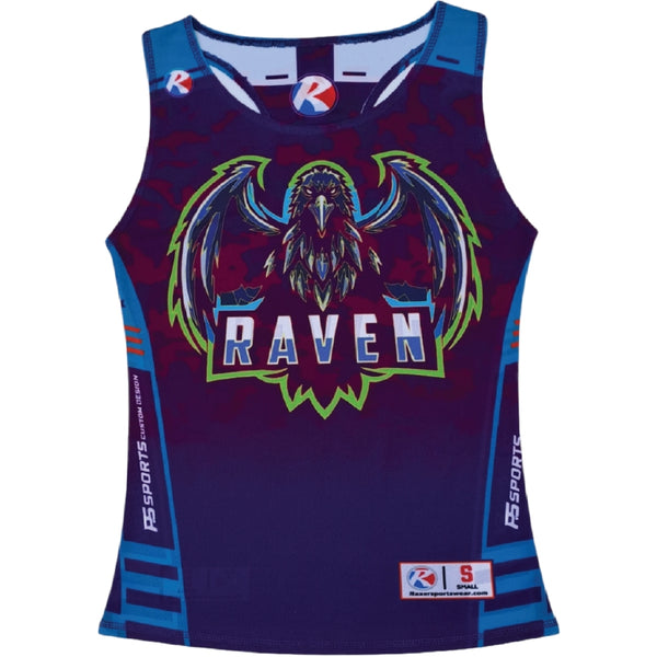 WOMEN REVERSIBLE SINGLE PLY RACER BACK-009