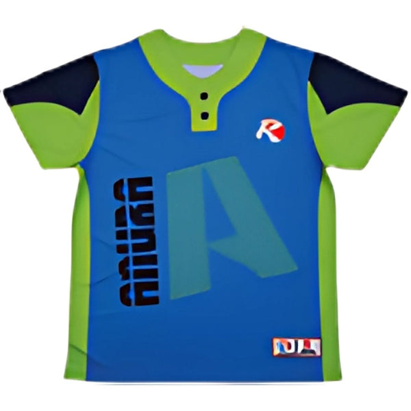 BASEBALL 2 BUTTON JERSEY-1834-2