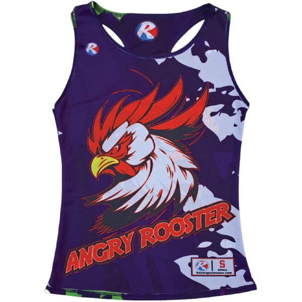 WOMEN REVERSIBLE SINGLE PLY RACER BACK-001