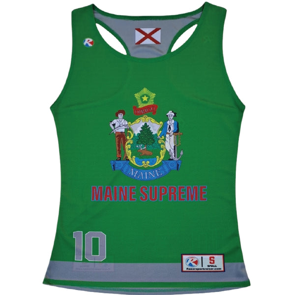 WOMEN REVERSIBLE SINGLE PLY RACER BACK-012